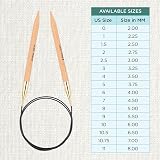 KnitPro Basix Beech Fixed Circular Needles 16in 8.00mm view 4