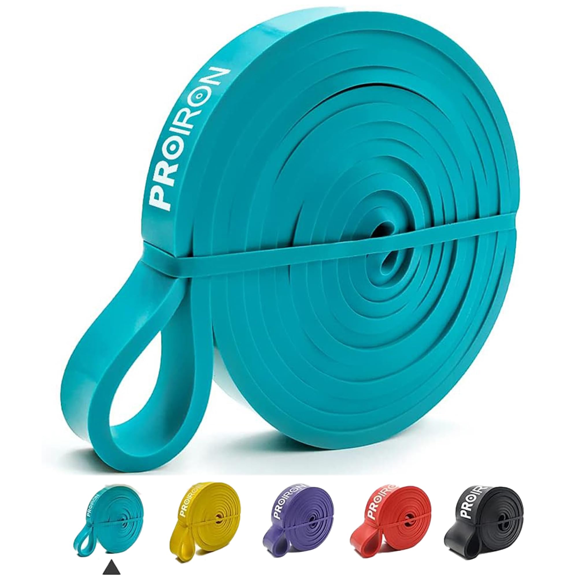 PROIRON Resistance Bands - Assisted Pull up Bands - Exercise Bands for Crossfit Powerlifting Strength Training - Mobility Bands for Men and Women - 2080mm long Green (6.7-13kg)