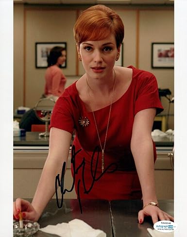 Christina Hendricks Signed Autographed 8x10 Photo Mad Men Actress