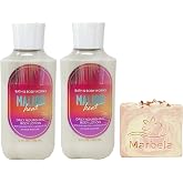 Bath &amp; Body Works Malibu Heat 2 Pack Body Lotion Bundle with a Himalayan Salts Springs Bar Soap - Full Size