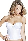 Dominique Women's Rachelle Strapless Satin Longline