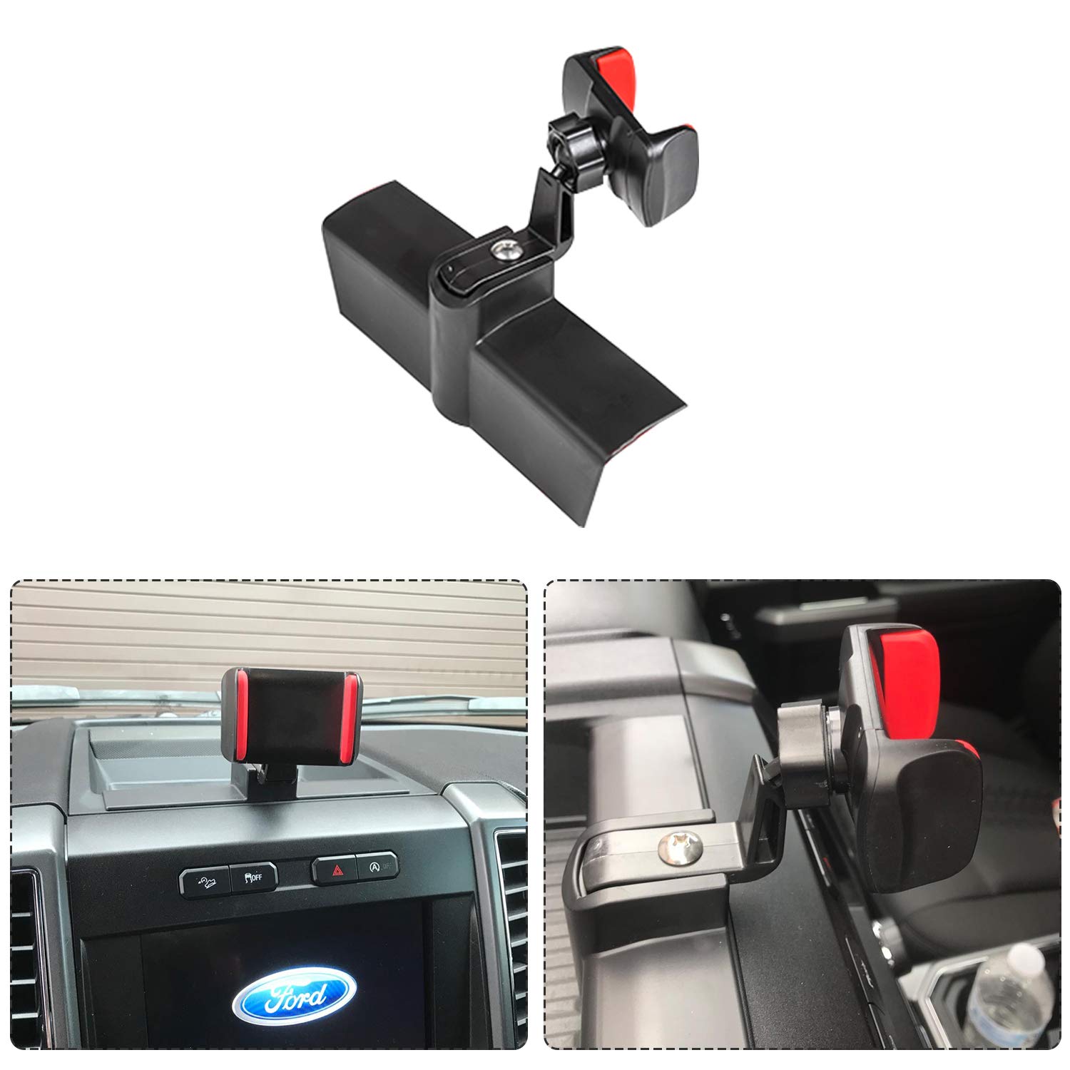 Voodonala Universal 360 Degree Car Mount Phone Holder for Phone Cellphone Mount for Ford F150 2015 2016 2017 2018
