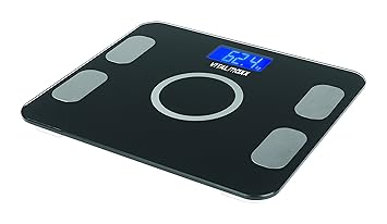 TV Unser Original 01541 VITALmaxx Körperanalysewaage Bluetooth, schwarz