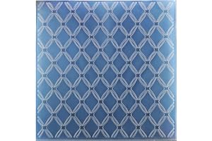 Kwan Crafts Large Size Mesh Plastic Embossing Folders for Card Making Scrapbooking and Other Paper Crafts, 19.7x19.7cm