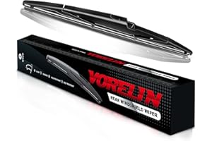 Vorelin Rear Wiper Blade, All-Season Back Window Wiper, Rear Windshield Wiper Direct Fit OEM Replacement Automotive Blade for