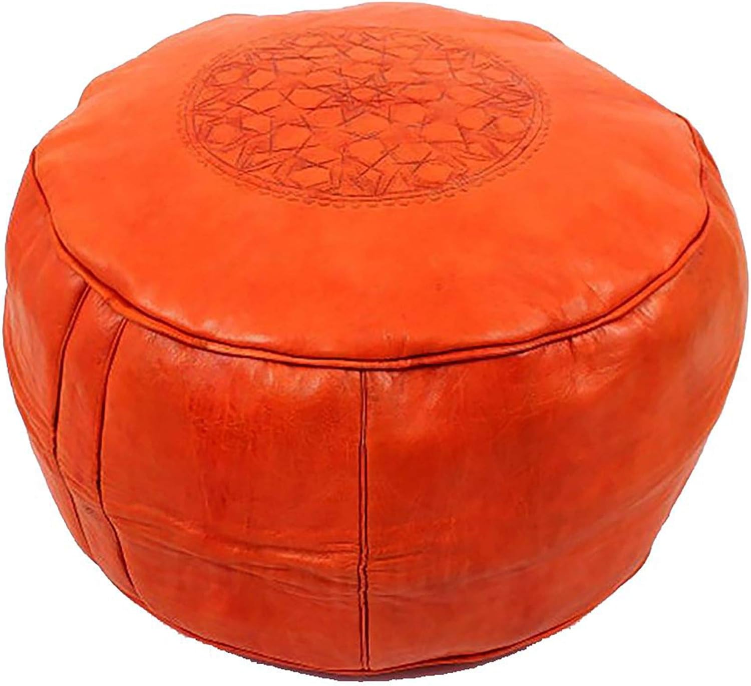 Moroccan Pouf Moroccan Genuine Oriental Leather Ethnic Footstool