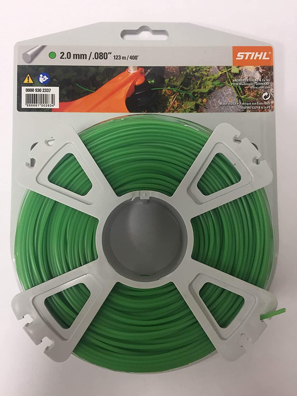 Stihl Round Cutting Wire Ø 2.0 mm x 119 m Green