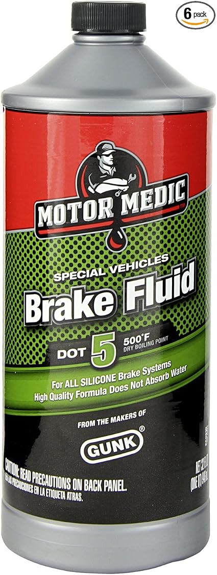 Motor Medic M4032 brake fluid resists moisture and corrosion