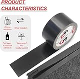 WELSTIK Black Duct Tape 50mm x 41m Waterproof PE Backing 7.5 Mil view 5