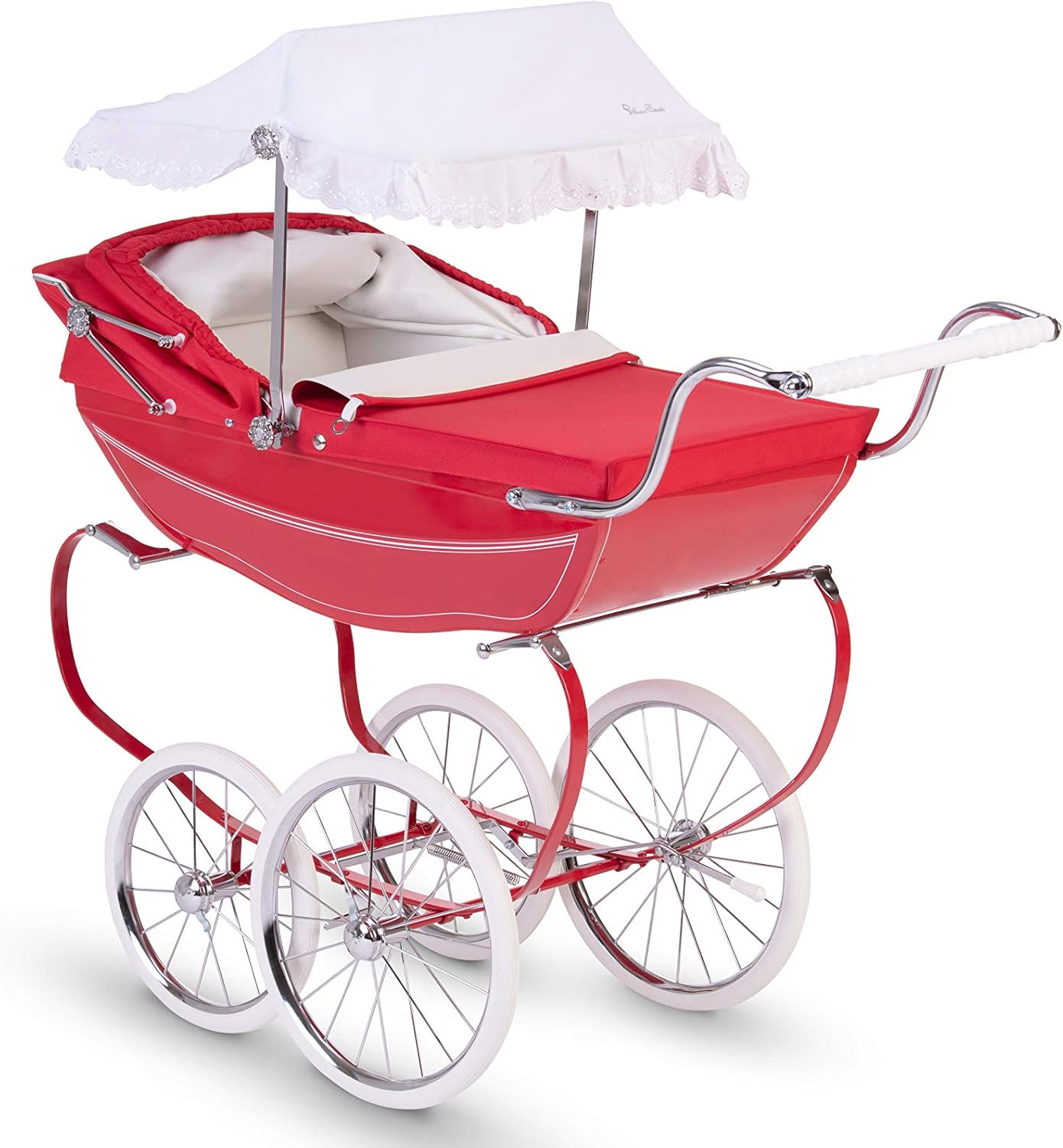 silver cross dolls pram canopy