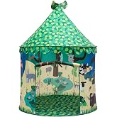 Pop up Tent Kids Indoor Play Tent for Boys Girls Foldable Kids Tent Outdoor | Safari Forest Animal Themed Playhouse pop-up play Tent for Kids Boys Girls Children Birthday with Portable Carry Bag