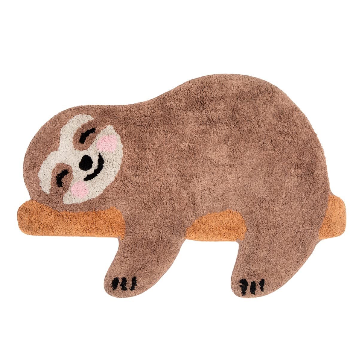 Sass & Belle Happy Sloth Chill Zone Brown Rug