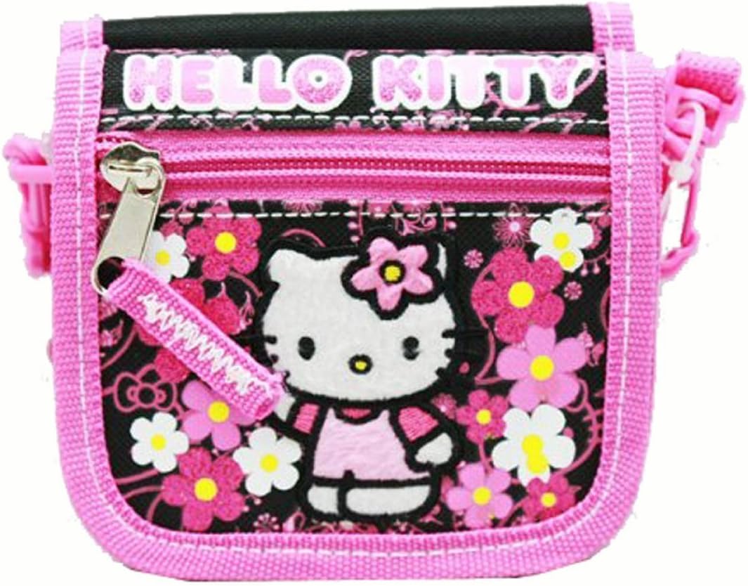 black hello kitty wallet