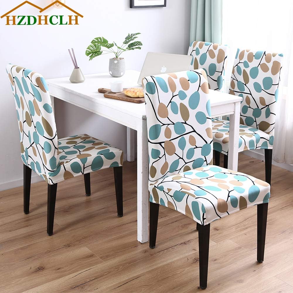 HZDHCLH Chair Covers for Dining Room Set of 4 - Image 4