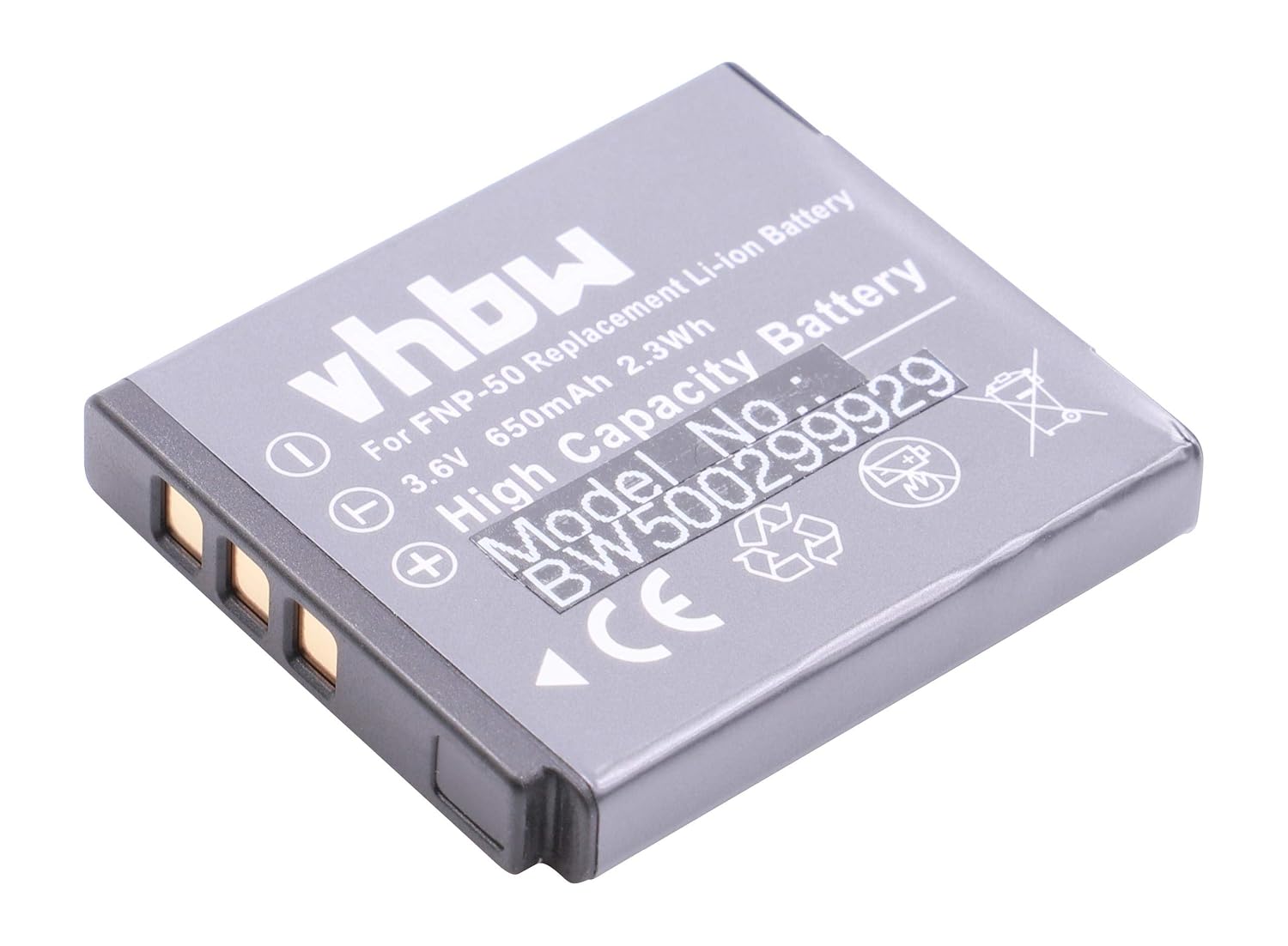 Batterie De Remplacement 1300mAh Pour Fujifilm NP50 - Appareil FUJIFILM Real 3D W3 - Neuf
