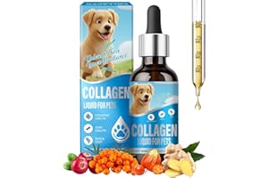 Collagen for Dogs, Liquid Collagen for Dogs & Pet, Natural Canine Supplement Supports Joint, Skin & Coat Health