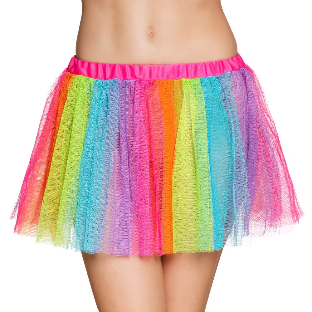 Boland 01710 Rainbow Tutu Rainbow, Multicoloured, One Size