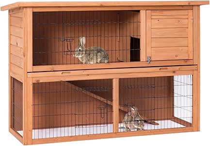 tangkula gran gallinero al aire libre jardín Patio madera conejera