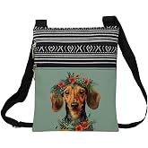 LiuenMgg Dachshund Crossbody Bag for Women
