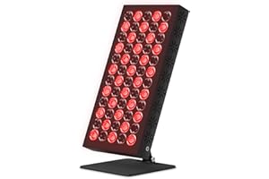Hottoerak Red Light Therapy Panel, 660nm & 850nm Near Infrared Light Therapy 60 LEDs Panel Red Light Therapy for Body