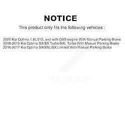 SIM Front Rear Semi-Metallic Brake Pads Kit