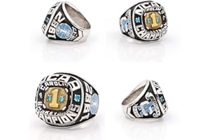 XIAKOMAN 1982 North Carolina ’Tar ‘Heels National Championship Ring 23# ’Jordan with box