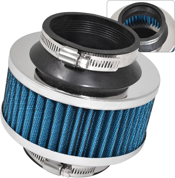 AJP Distributors Universal 3" 63.5mm Jdm Cold Air Intake Induction High Flow Bypass