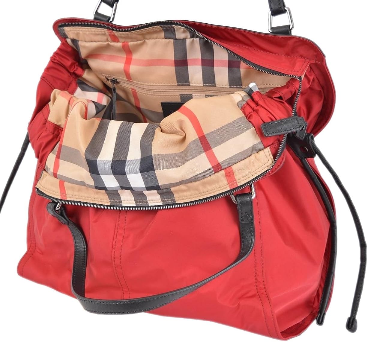 burberry packable nylon tote