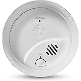 First Alert Smoke Alarm, 10-Year Sealed Battery Detector with Test & Silence Button, SMI110, 1-Pack