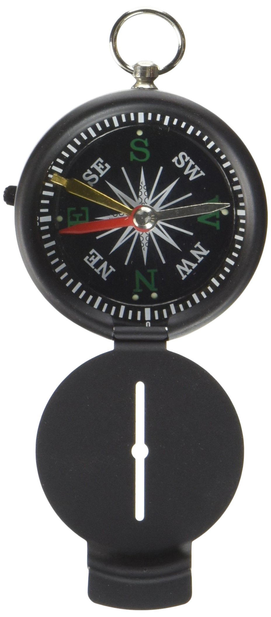 Highlander Deluxe Pocket Compass, Black