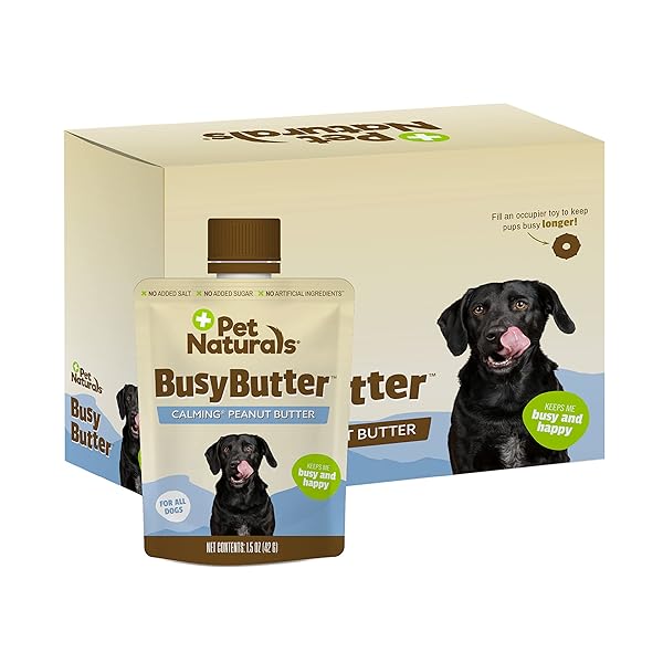 PET NATURALS BUSYBUTTER EASY SQUEEZE CALMING PEANUT BUTTER...