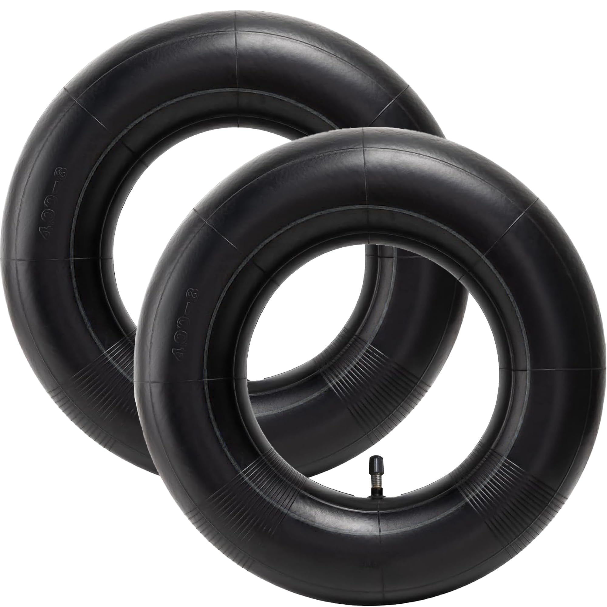 2pcs 4.80/4.00-8 Inner Tube with TR-13 Straight Valve, Compatible with Various Lawn Mowers, Wheelbarrows, Garden Trailers, Go-Karts, Golf Carts and More