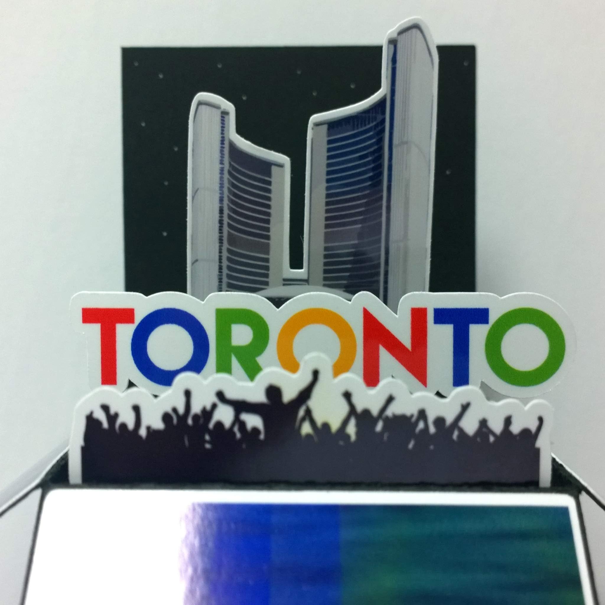 Paper Chaser TO - City of Toronto - Handmade Happy Birthday Greeting Card in a Box