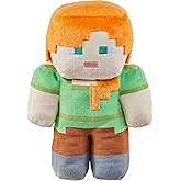 Mattel Minecraft Basic Plush Toy, Alex Soft Doll, 8-inch Collectible Inspired by a Fan-Favorite Character from The Video Game