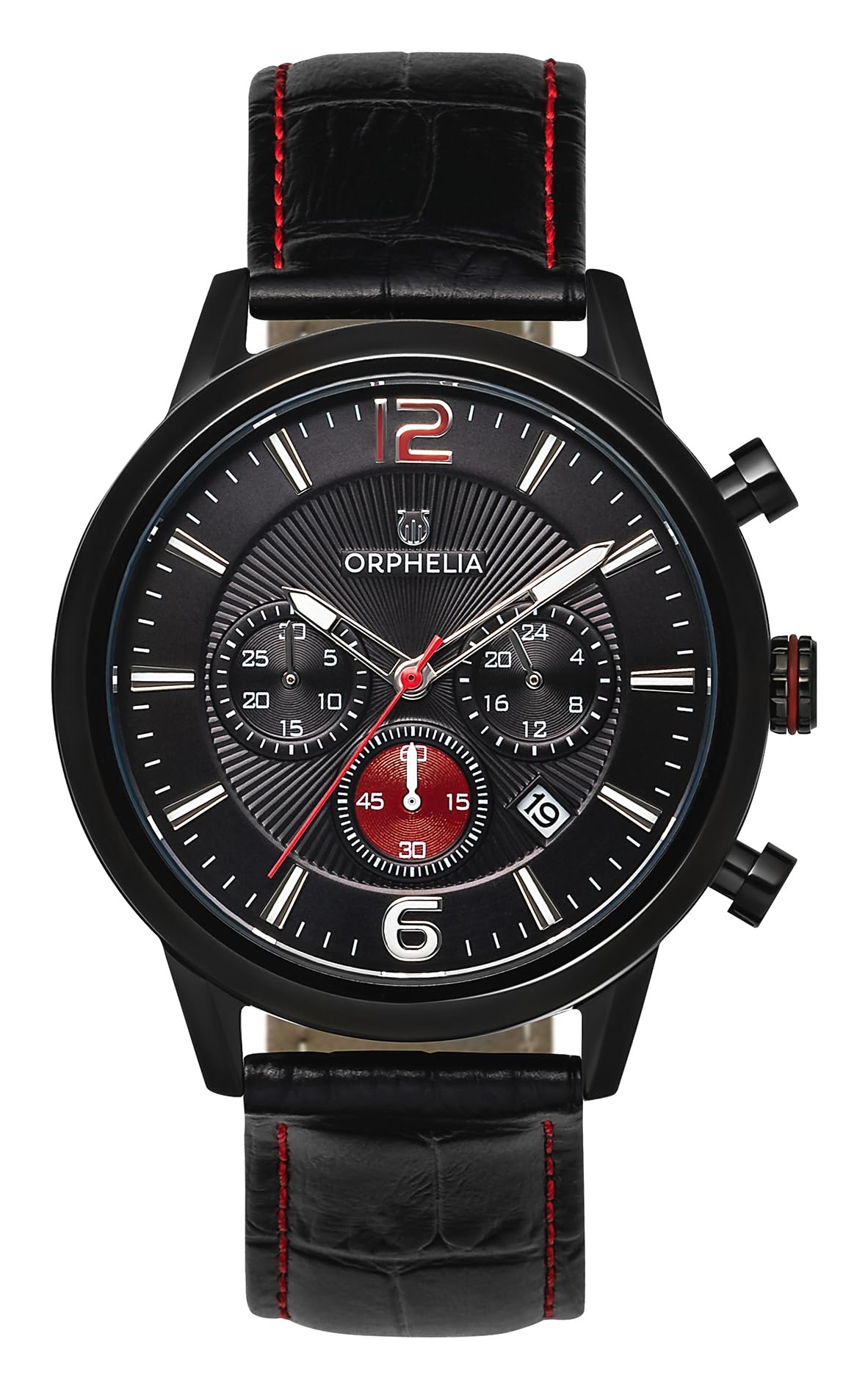 Orphelia Mens Chronograph Quartz Watch with Leather Strap OR81803