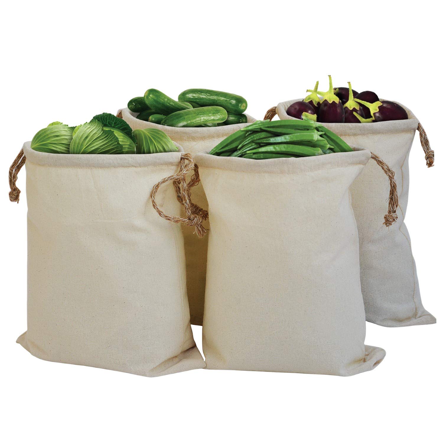 Buy FATMUG Refrigerator Vegetables Storage Bags Organic Washable