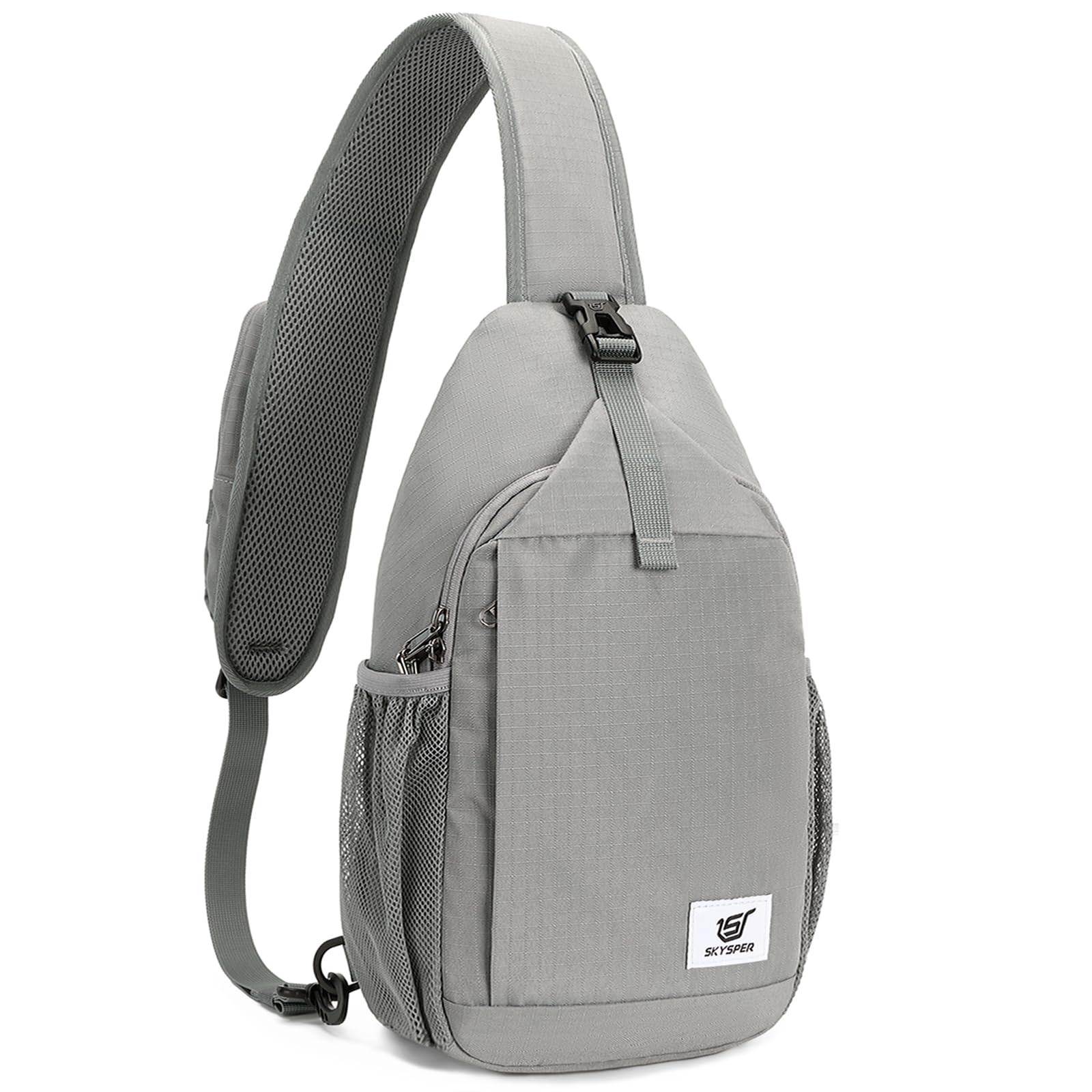 Photo 1 of SKYSPER Sling Bag RFID Cross Body Bag Recycled Crossbody Backpack Travel Daypack(Gray)