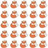 SUNNYCLUE 1 Box 30Pcs Fox Charms Bulk Fox Charm Animals Forest Lovely Smart Animal Pendants for Jewelry Making DIY Bracelet Necklace Keychains Earrings Craft Gift Women Adults Supplies