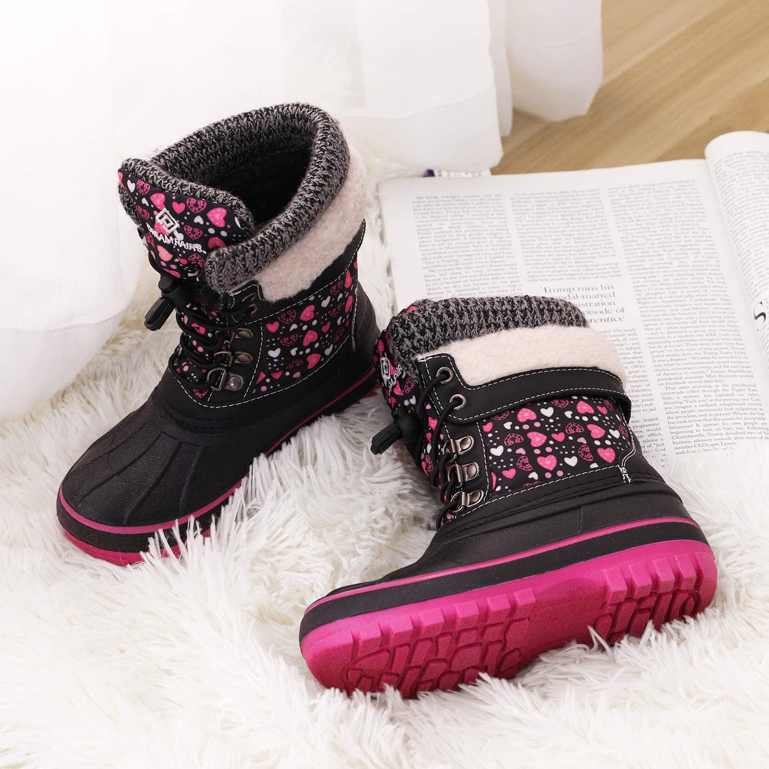  | DREAM PAIRS Boys Girls Insulated Waterproof Winter Snow Boots | Snow Boots