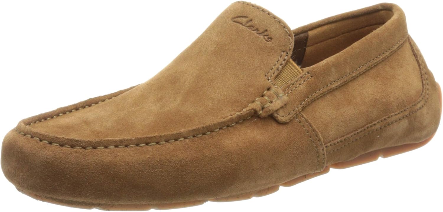 Clarks Markman Plain Mocassini Uomo In Pelle Scamosciata Mocassini Uomo Blu 49115964