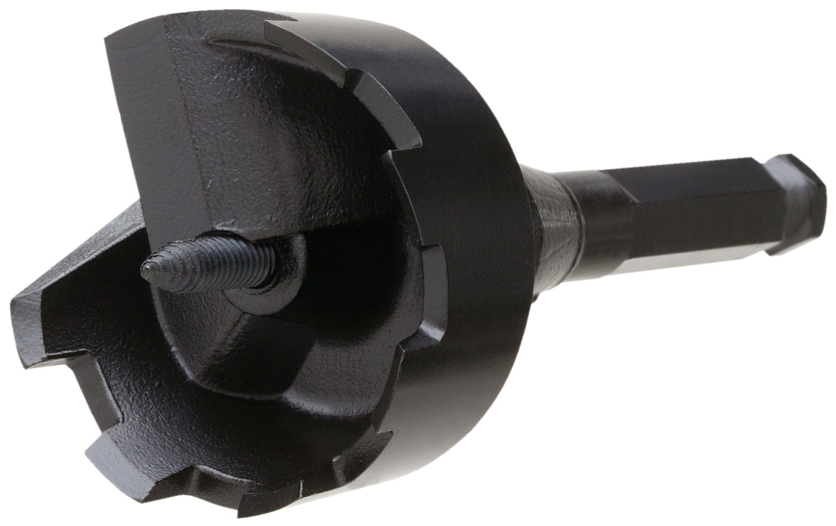 Steelex D3649 2-1/8-Inch Heavy Duty Forstner Bit with Screw Tip, Black