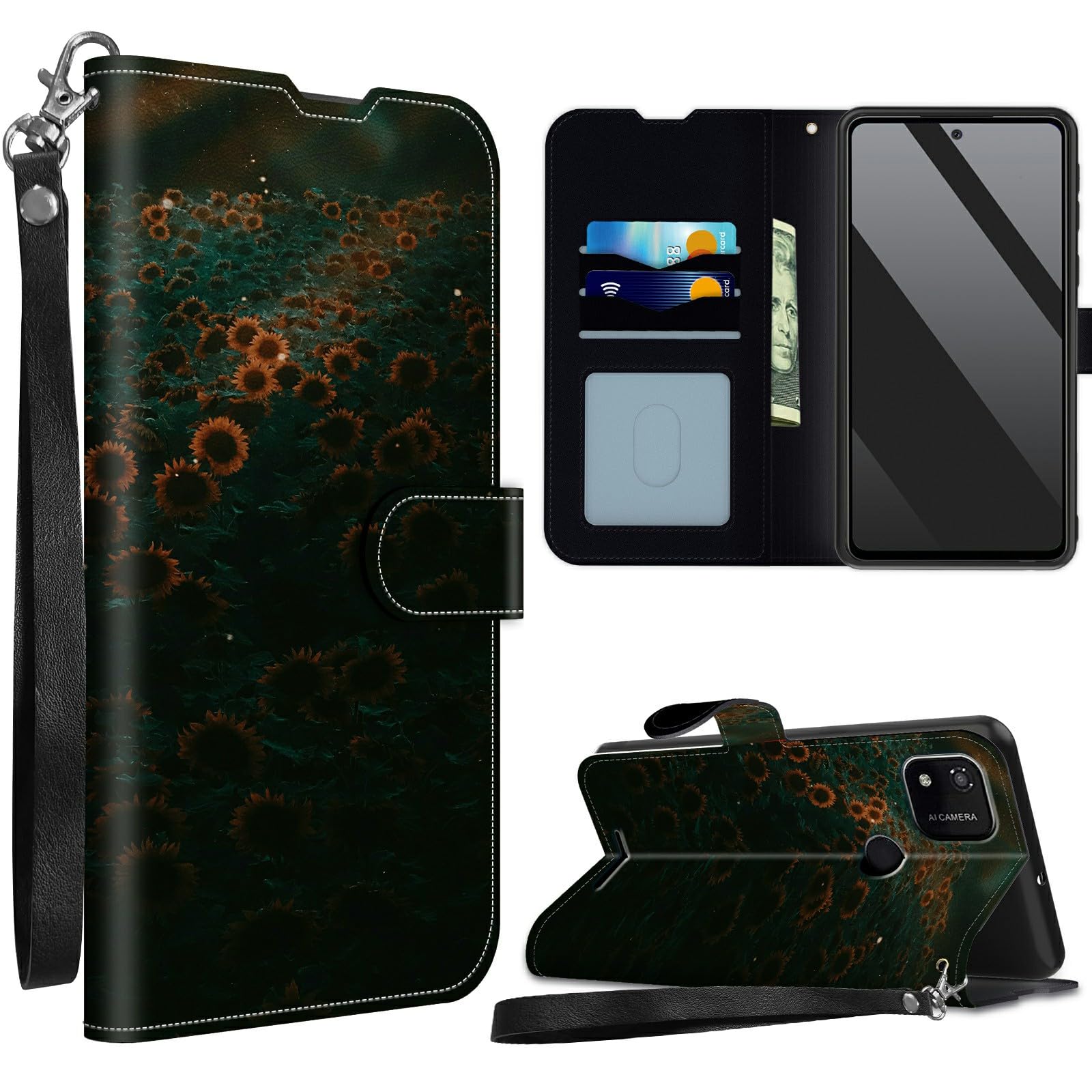 SROJDHFJB Sunshine Sunflower for Sense TW102 Wallet