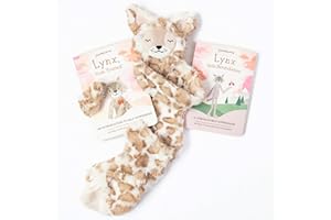 Slumberkins Lynx Snuggler & 2 Board Books Complete Set Bundle | Promotes Self-Expression, Mindfulness & Boundaries | Social Emotional Development (Lynx Snuggler Plush + 2 Board Books)