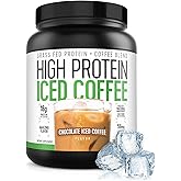 High Protein Coffee, Keto Friendly, 18g of Protein, 2g Carbs, Natural Ingredients (18 Servings, Chocolate Iced Coffee)