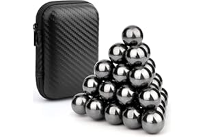 ANZMTOSN Jumbo Fidgets Science Kit Neat Magnets Blocks Hematite Magnetic Magnets Ring Gifts for Kids Adults, Refrigerator Magnet for Home Office Neat Party Favors Supplies Goodie Bag Fillers 30 PCS 20mm