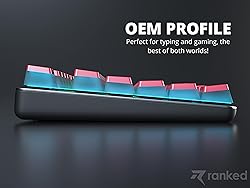 Ranked Pudding PBT Keycaps | 112 Double Shot