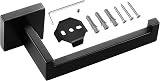 HITSLAM Matte Black Toilet Roll Holder Wall Mounted 304 Stainless Steel 2 Pack view 9