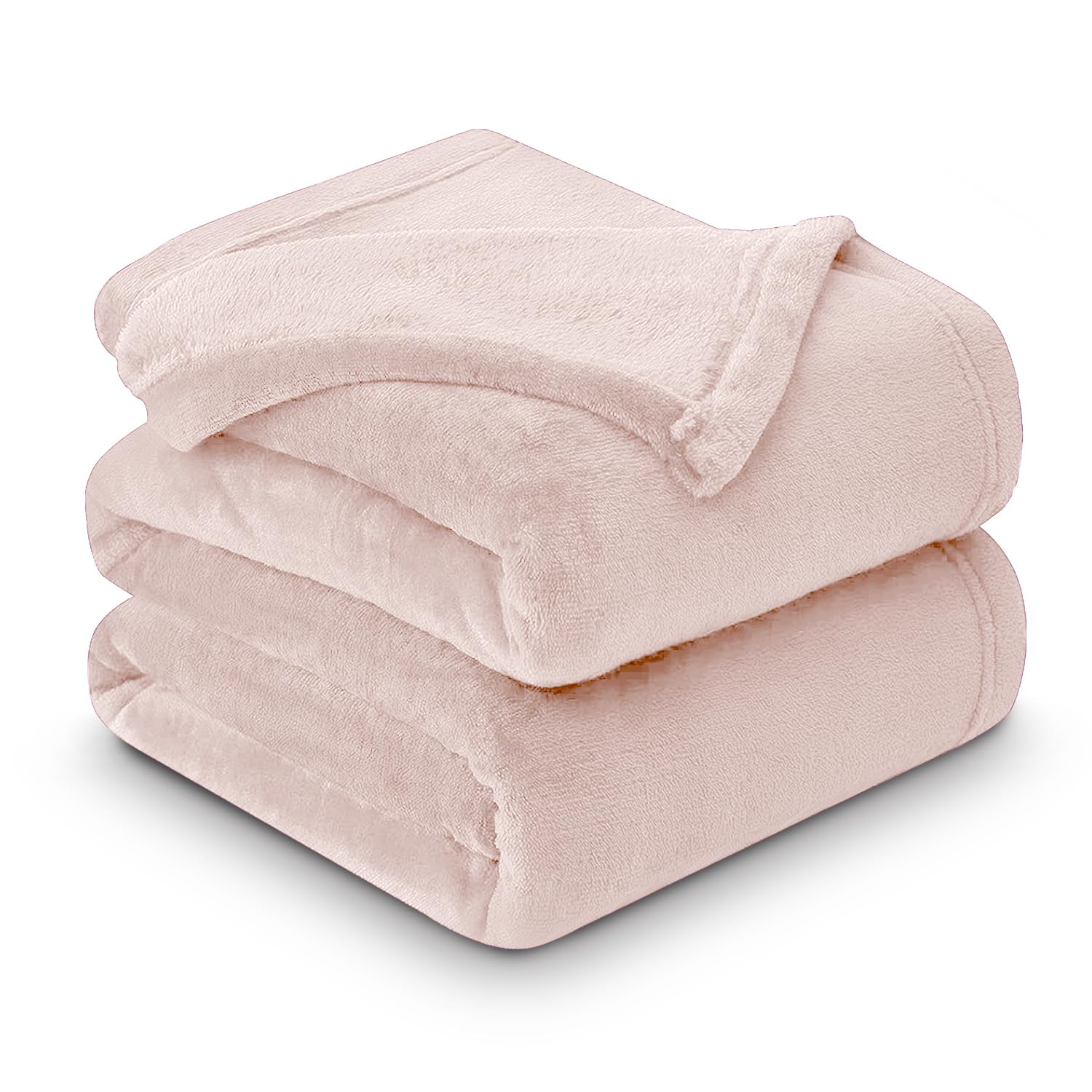 GC GAVENO CAVAILIA Mink Fluffy Blanket, Soft and Cosy Thermal Throw For Sofas, Cuddle Warm Throws For Beds, Pink, 150 x 200 cm