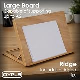 Oypla A2 Wooden Art Drawing Board Table Canvas Workstation Sketch Easel view 3
