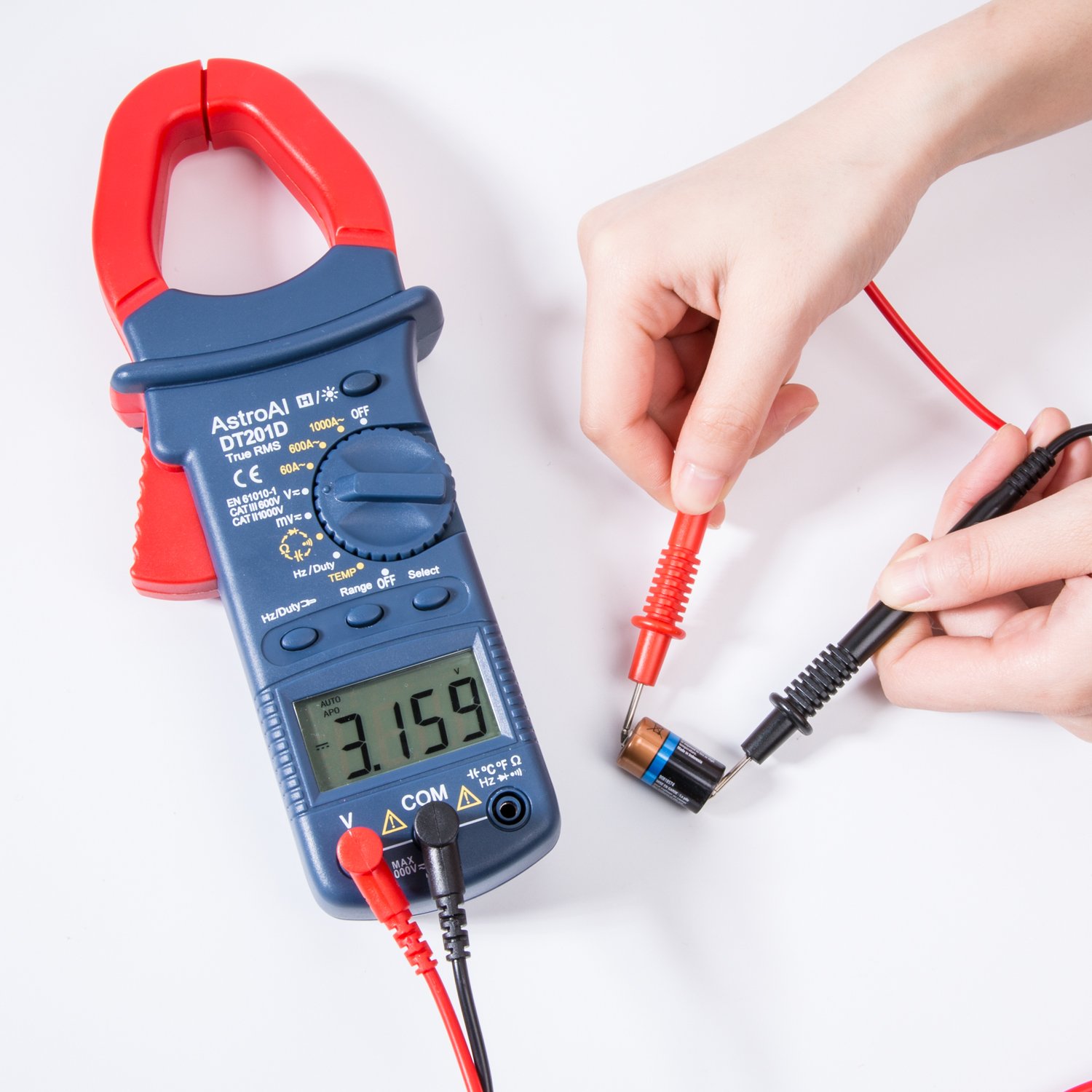 AstroAI Digital Clamp Meter, TRMS 6000 Counts